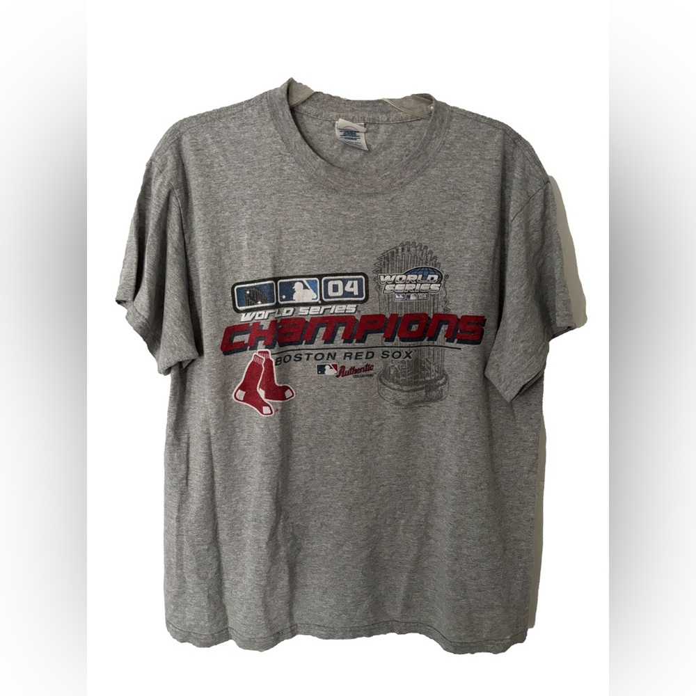 IC COLLECTION Gray Boston Red Sox Champions Tee